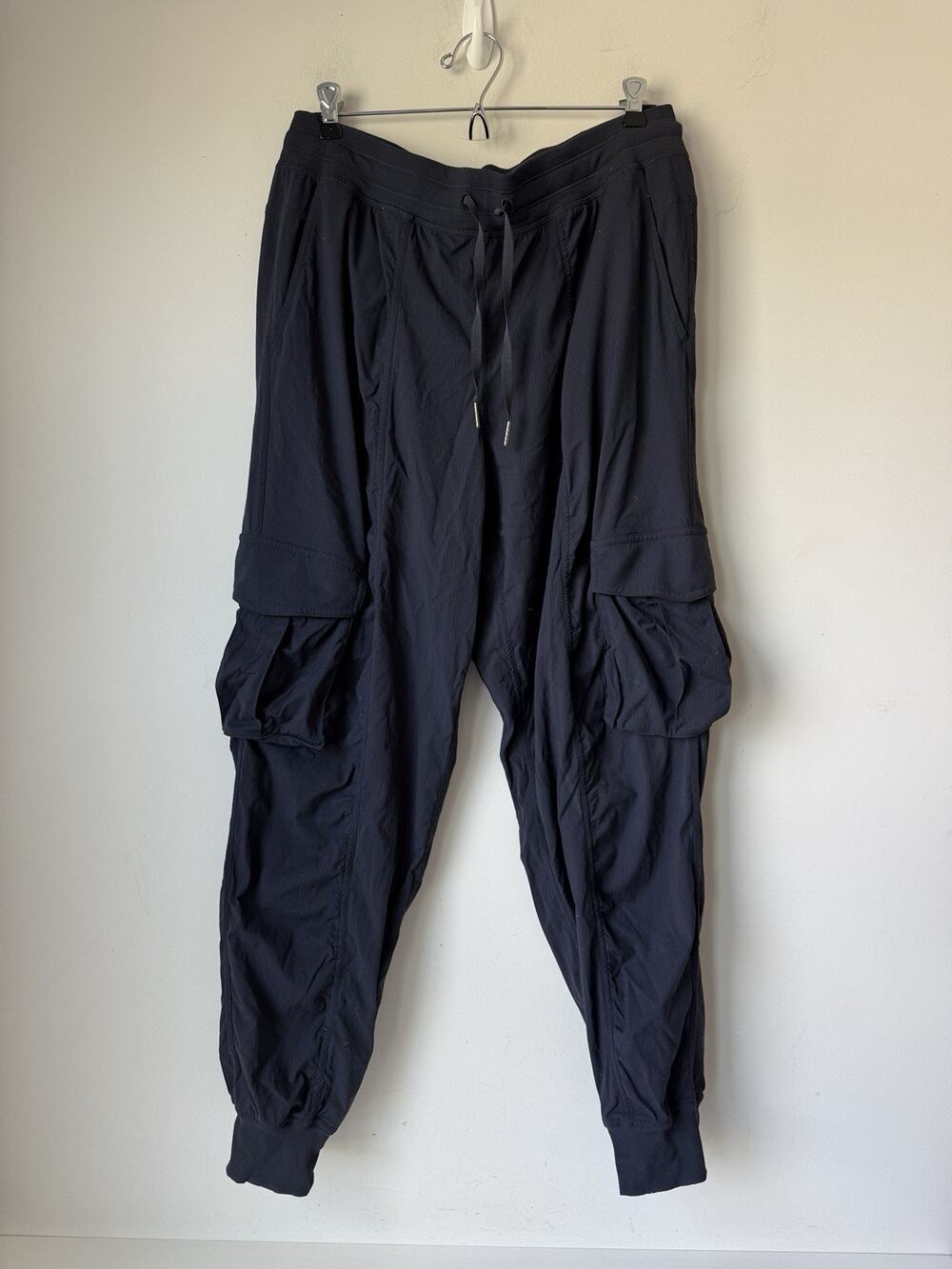 Lululemon Dance Studio Relaxed-Fit Cargo Jogger Pants Women's L Navy Square Tag